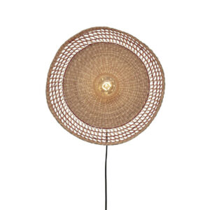 good&mojo-wandlamp-pantanal-rood-metaalzeegras-ø45cm-e27-pantanal/w45/r-1