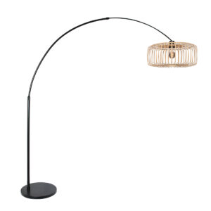 steinhauer-vloerlamp-sparkledlight-naturelzwart-bamboemetaal-booglamp-e27-4560zw-1