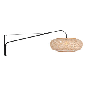 steinhauer-wandlamp-elegantclassy-naturelzwart-bamboemetaal-e27-4448zw-1