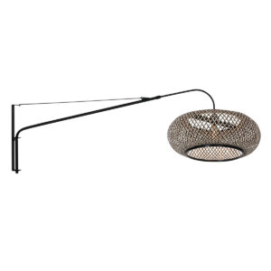steinhauer-wandlamp-elegantclassy-zwart-bamboemetaal-e27-4449zw-1
