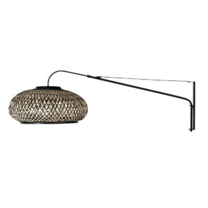 steinhauer-wandlamp-elegantclassy-zwart-bamboemetaal-e27-4450zw-1