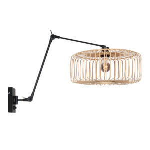steinhauer-wandlamp-prestigechic-naturelzwart-bamboemetaal-e27-4574zw-1