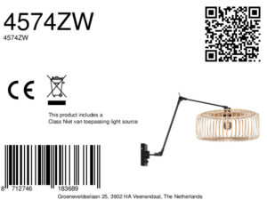 steinhauer-wandlamp-prestigechic-naturelzwart-bamboemetaal-e27-4574zw-1