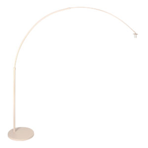 steinhauer-vloerlamp-sparkledlight-crème-metaaltextiel-booglamp-e27-4679cr-1