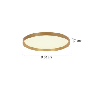 goudkleurigeplafondlampmetrondeledschijfsteinhauerflady-7