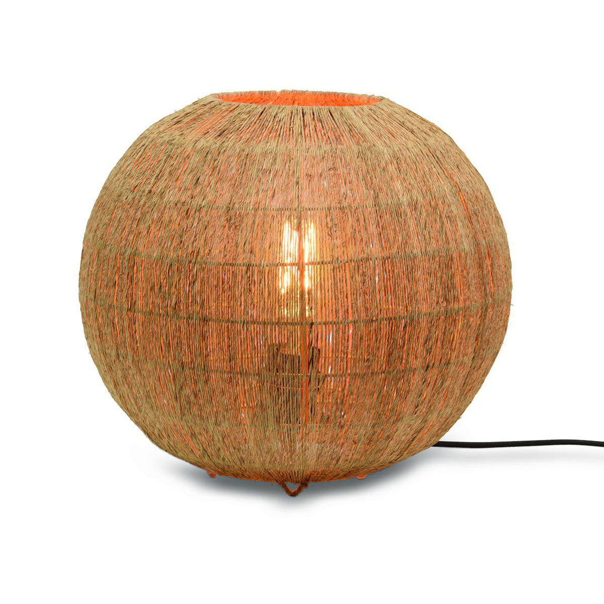 good&mojo-tafellamp-iguazu-naturel/zwart-riet-ø32cm-e27-iguazu/t36/n-1