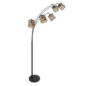 vloerlamp-naturelzwart-sumba-bamboemetaal-booglamp-e14-4493zw-mexlite-1