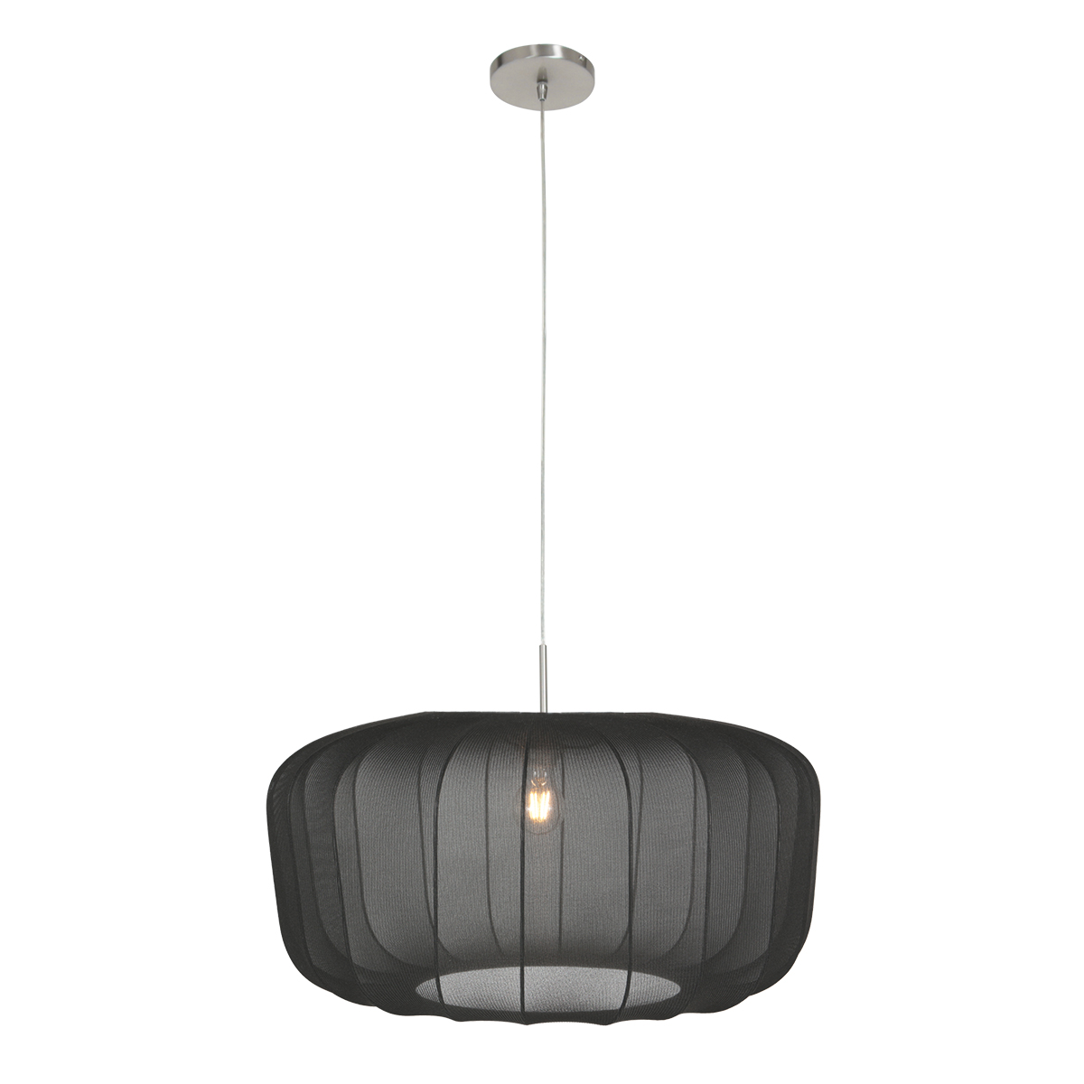 steinhauer-hanglamp-sparkledlight-zwart-textiel-e27-4473st-1
