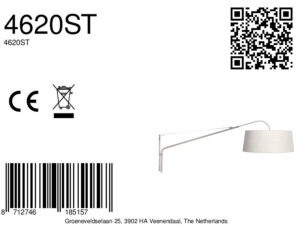 staalkleurigewandlampmetverstelbarearmencrèmekapsteinhauerelegantclassy-8a