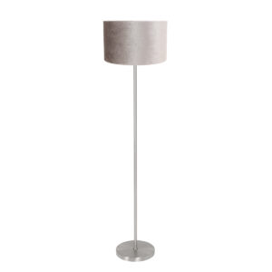 mexlite-vloerlamp-noor-staalzilver-metaaltextiel-schemerlamp-e27-4430st-1