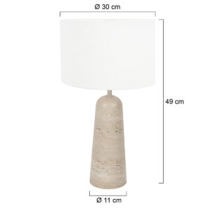 tafellampmetlinnenkapennatuurstenenvoetannelighttravino-7