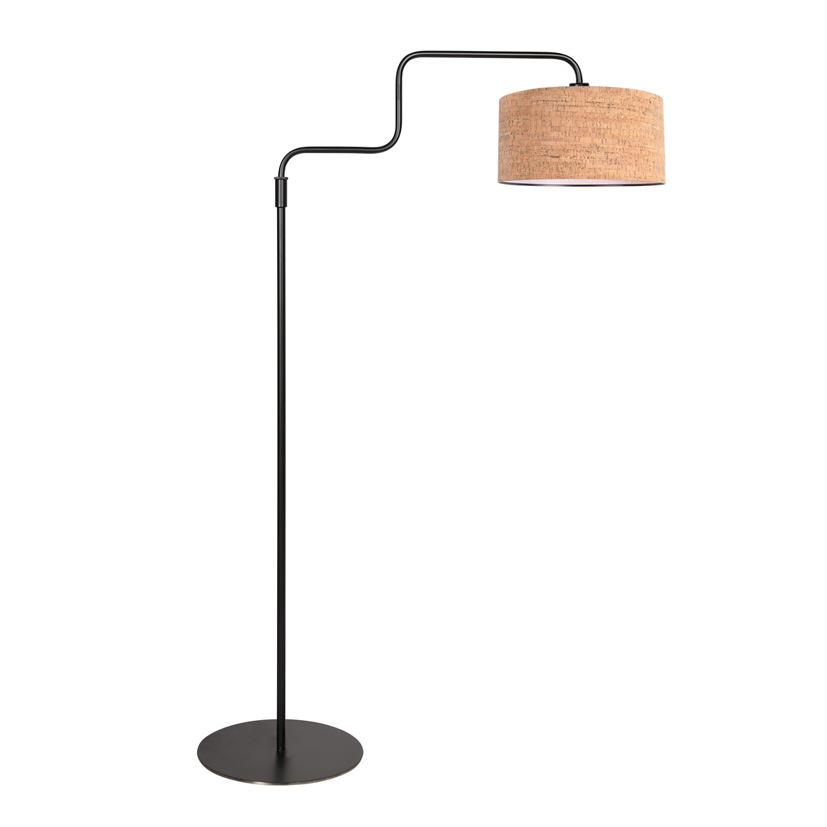 steinhauer-vloerlamp-bloeba-naturelzwart-metaaltextiel-ø40cm-e27-4347zw-1