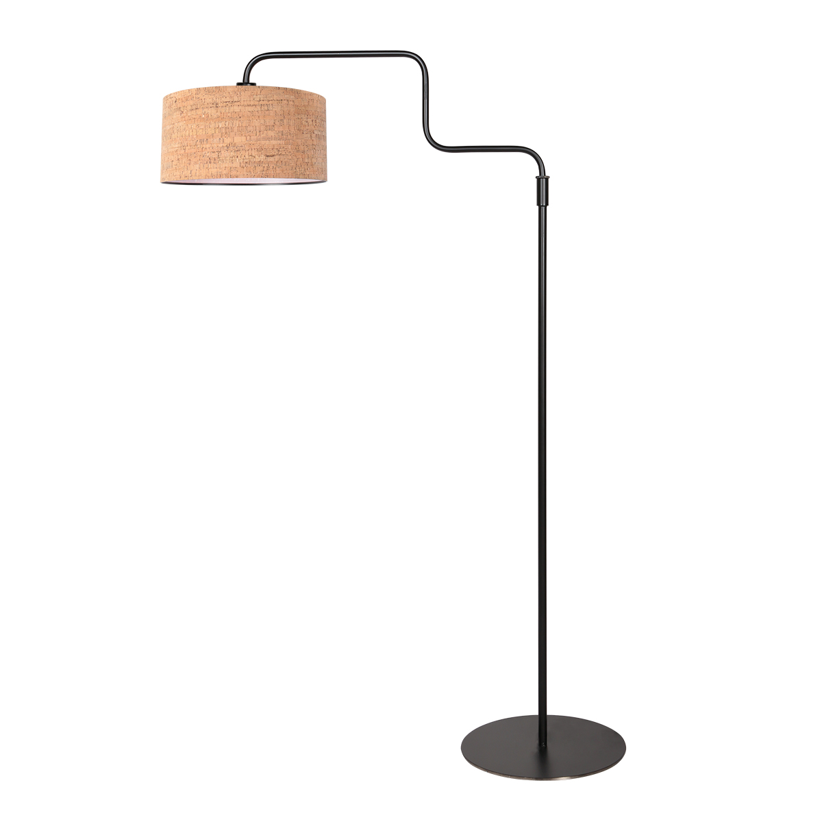 steinhauer-vloerlamp-bloeba-naturelzwart-metaaltextiel-ø40cm-e27-4347zw-1
