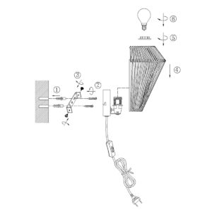 annelighting-wandlamp-maze-naturel-katoen-bedlampje-e27-4399cr-1