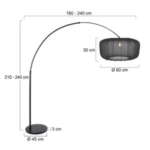 steinhauer-vloerlamp-sparkledlight-zwart-metaaltextiel-booglamp-e27-4565zw-1