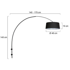 zwarteboogwandlampmetzwartelinnenkapsteinhauersparkledlight-7