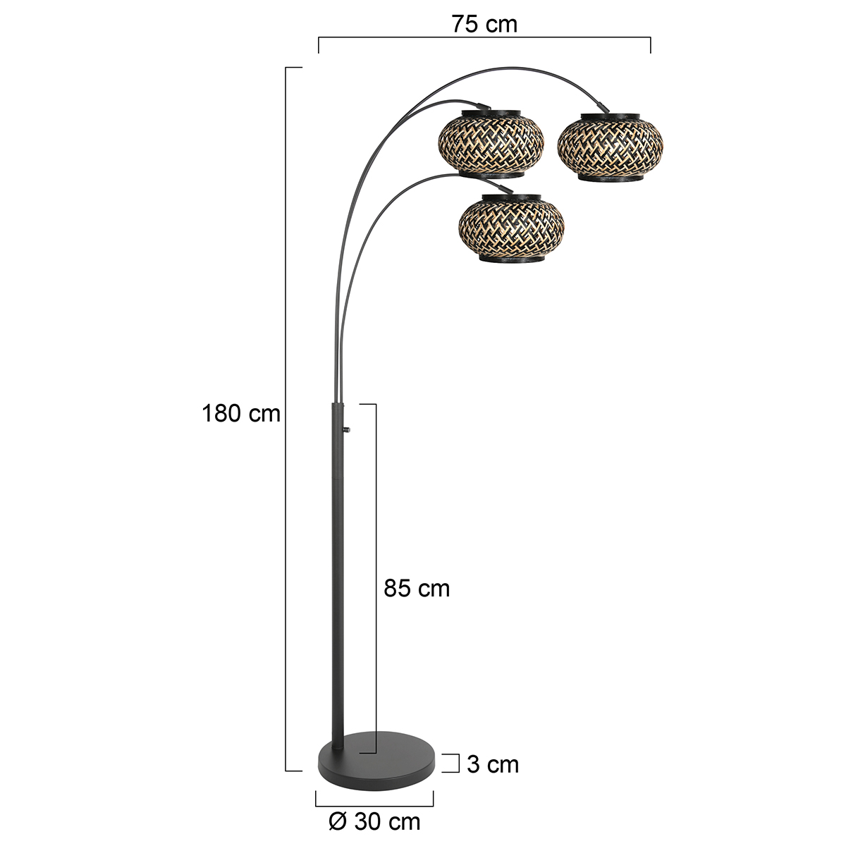 steinhauer-vloerlamp-sparkledlight-naturelzwart-bamboemetaal-booglamp-e27-4494zw-1