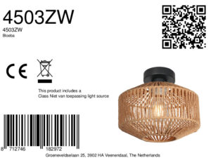 zwarteplafondlampmetcompactetouwkapsteinhauerbloeba-8a