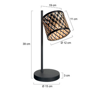 mexlite-tafellamp-bambus-naturelzwart-bamboemetaal-nachtkastlamp-e14-4491zw-1