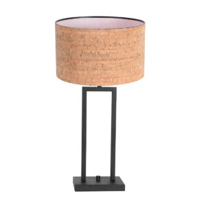 steinhauer-tafellamp-stang-naturelzwart-metaaltextiel-nachtkastlamp-e27-4357zw-1
