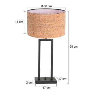 steinhauer-tafellamp-stang-naturelzwart-metaaltextiel-nachtkastlamp-e27-4357zw-1