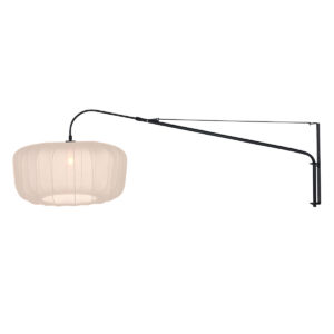 steinhauer-wandlamp-elegantclassy-beigezwart-metaaltextiel-leeslamp-e27-4454zw-1