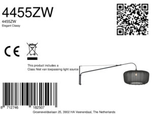 steinhauer-wandlamp-elegantclassy-zwart-metaaltextiel-leeslamp-e27-4455zw-1