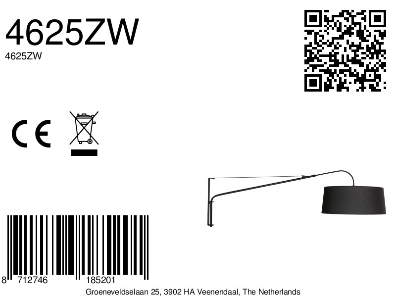 zwartewandlampmetstijlvollezwartekapsteinhauerelegantclassy-8a