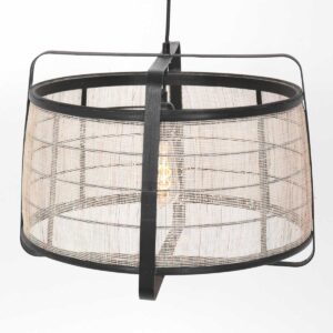 annelighting-hanglamp-capos-zwart-houtstof-ø48cm-e27-3511zw-11
