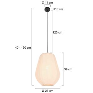 annelighting-hanglamp-sable-crème-stof-ø27cm-e27-4124cr-7