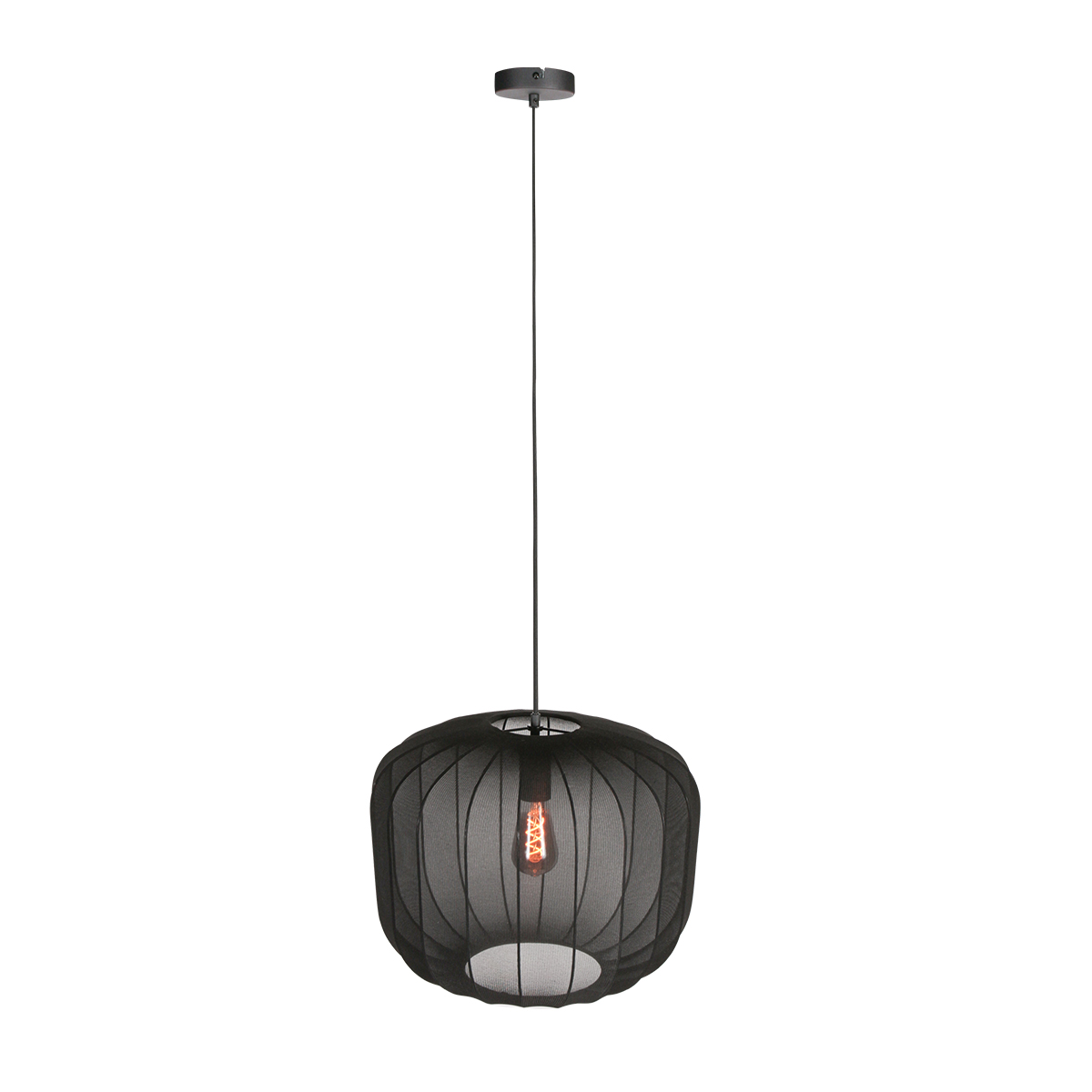 annelighting-hanglamp-sable-zwart-linnenmetaal-ø45cm-e27-4191zw-10