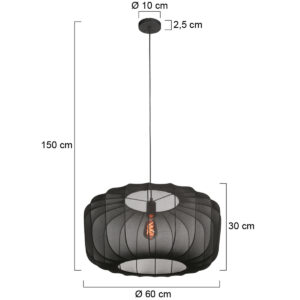 annelighting-hanglamp-sable-zwart-linnenmetaal-ø60cm-e27-4193zw-7