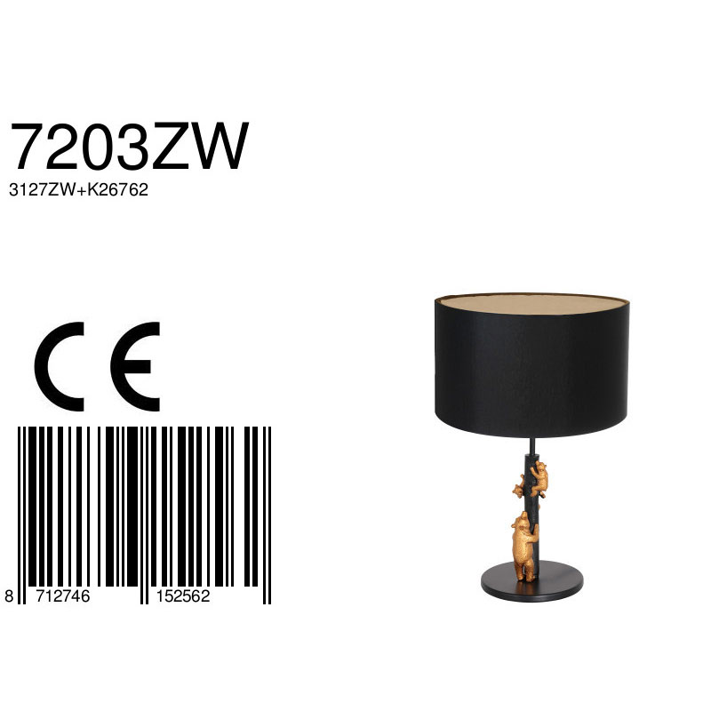 annelighting-tafellamp-animaux-zwart-metaalstof-ø20cm-e27-7203zw-8a