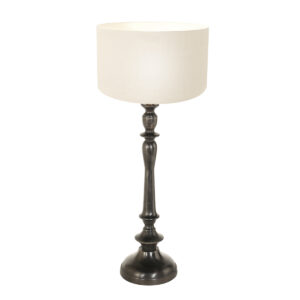 annelighting-tafellamp-bois-zwart-houtlinnen-ø30cm-e27-3769zw-1