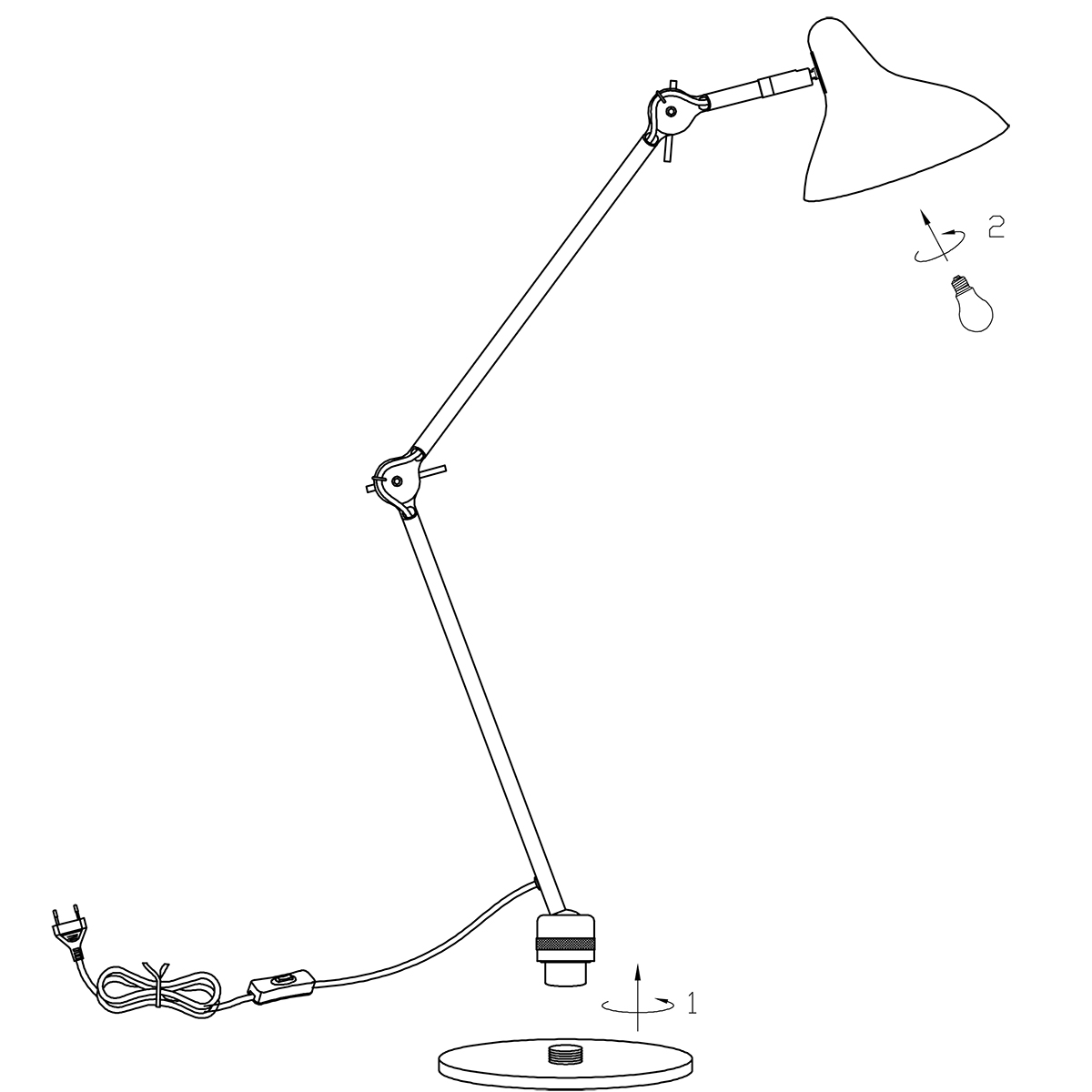 annelighting-tafellamp-kasket-zwart-metaal-ø30cm-e27-2692zw-9