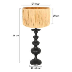 annelighting-tafellamp-lyons-zwart-grashout-ø30cm-e27-3750zw-7