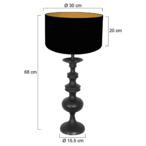 annelighting-tafellamp-lyons-zwart-houtlinnen-ø30cm-e27-3982zw-7