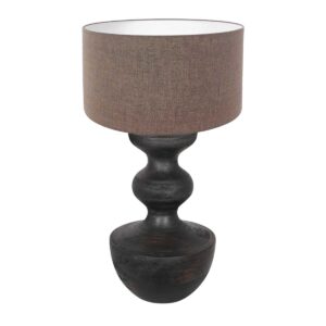 annelighting-tafellamp-lyons-zwart-houtlinnen-ø40cm-e27-3479zw-0