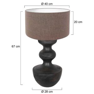 annelighting-tafellamp-lyons-zwart-houtlinnen-ø40cm-e27-3479zw-7