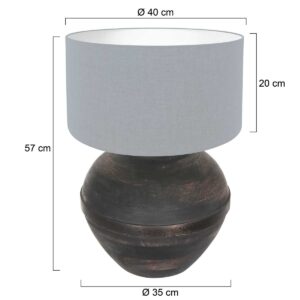 annelighting-tafellamp-lyons-zwart-houtlinnen-ø40cm-e27-3933zw-7