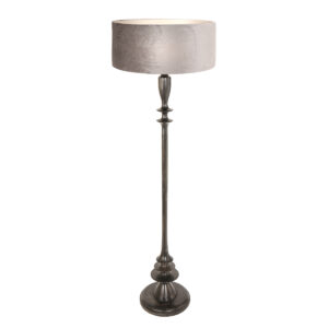 annelighting-vloerlamp-bois-zwart-houtveloursstof-ø50cm-e27-3776zw-1