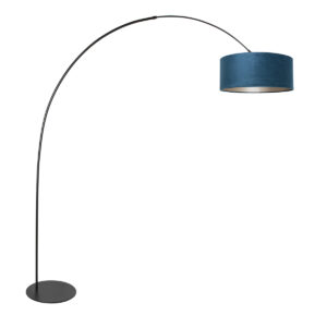 annelighting-vloerlamp-curve-blauwzwart-metaal-booglamp-e27-4271zw-0