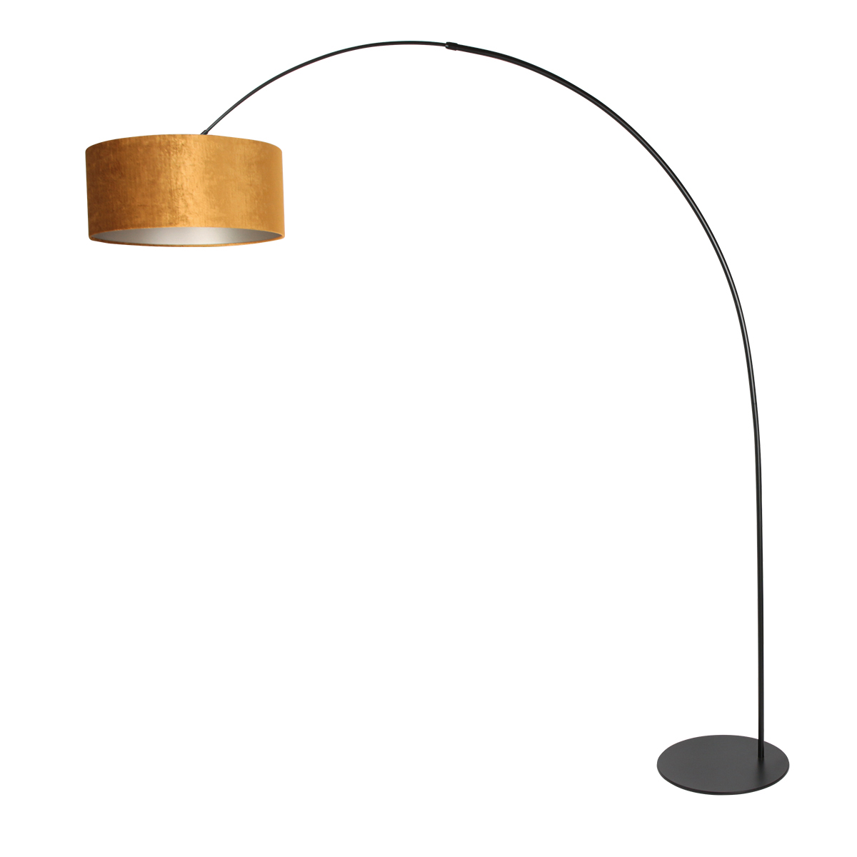 annelighting-vloerlamp-curve-goudzwart-metaal-booglamp-e27-4264zw-1