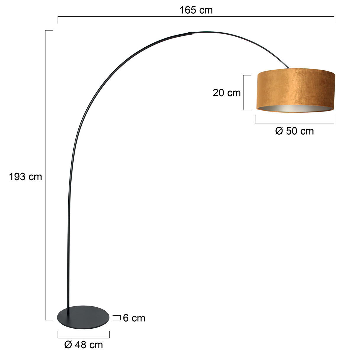 annelighting-vloerlamp-curve-goudzwart-metaal-booglamp-e27-4264zw-7