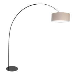annelighting-vloerlamp-curve-grijszwart-metaal-booglamp-e27-4268zw-0