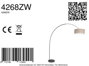 annelighting-vloerlamp-curve-grijszwart-metaal-booglamp-e27-4268zw-8a