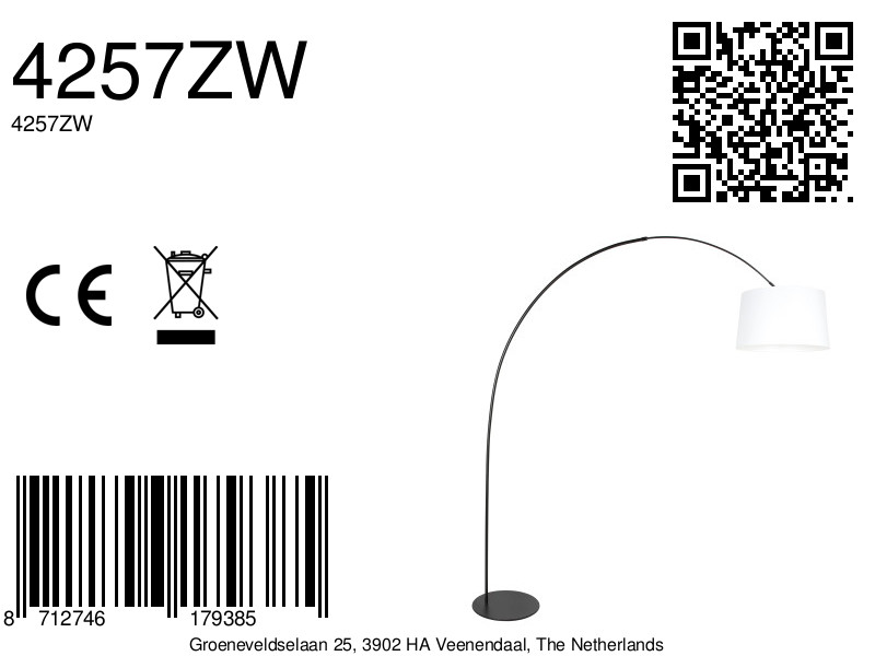 annelighting-vloerlamp-curve-witzwart-metaal-booglamp-e27-4257zw-8a