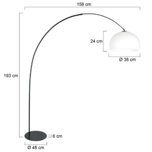 annelighting-vloerlamp-curve-witzwart-metaal-booglamp-e27-4259zw-7
