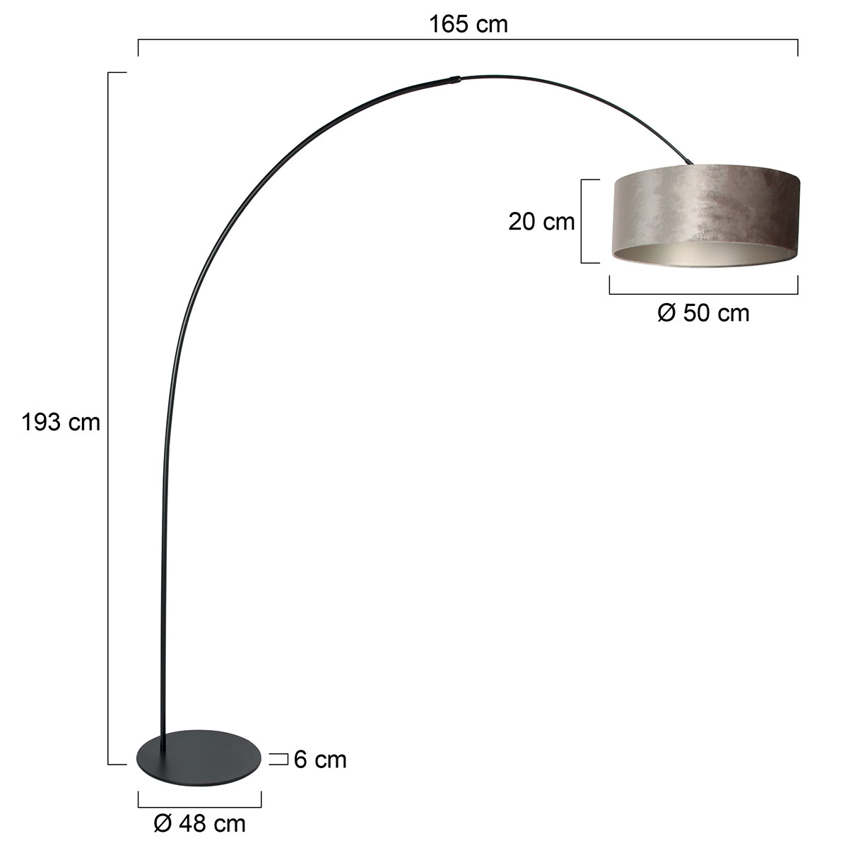 annelighting-vloerlamp-curve-zilverzwart-metaal-booglamp-e27-4263zw-7