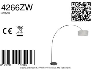 annelighting-vloerlamp-curve-zilverzwart-metaal-booglamp-e27-4266zw-8a